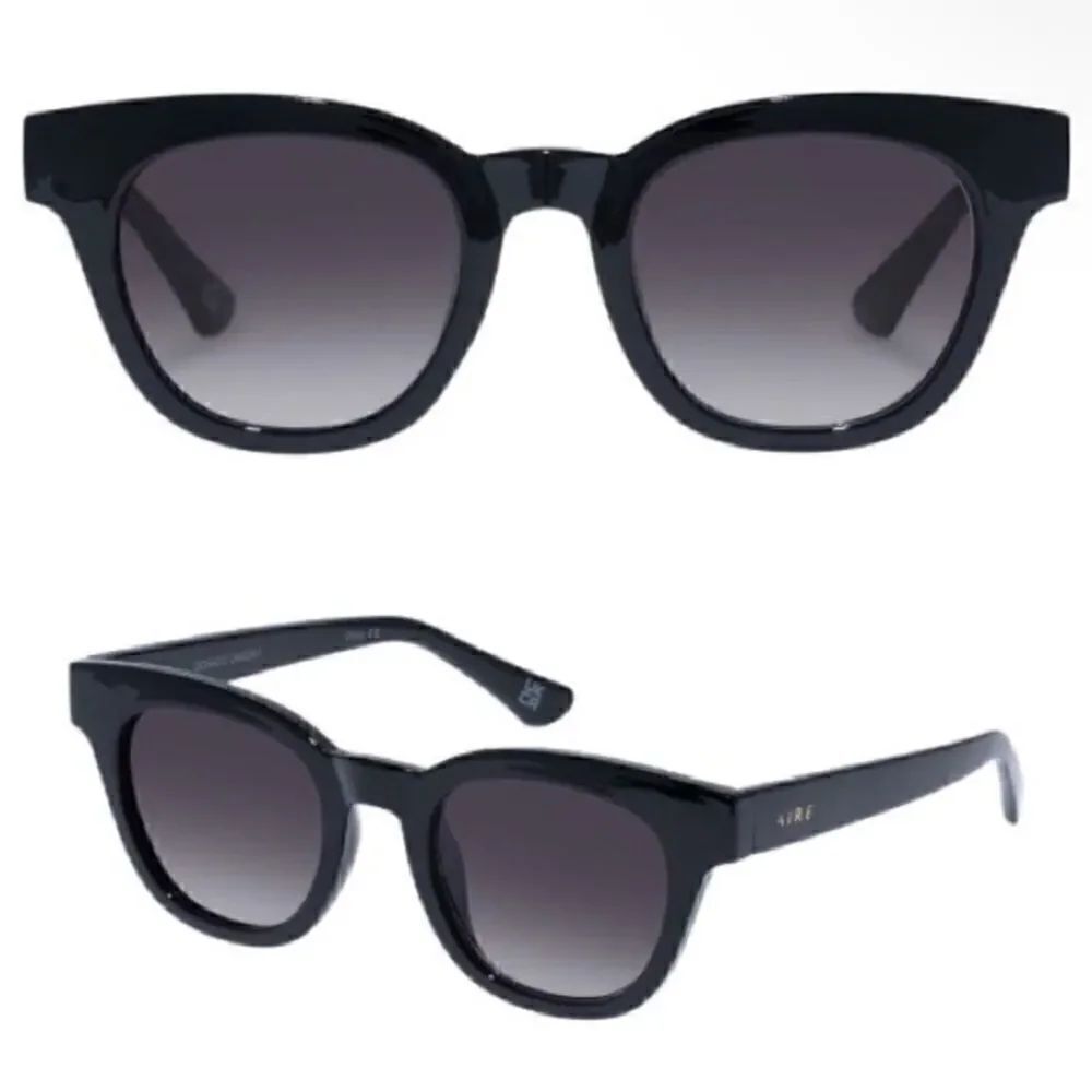AIRE NWT Dorado 50mm D-Frame Sunglasses Black